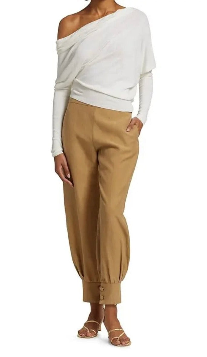 Altuzarra Hopper Button-Cuff Pants