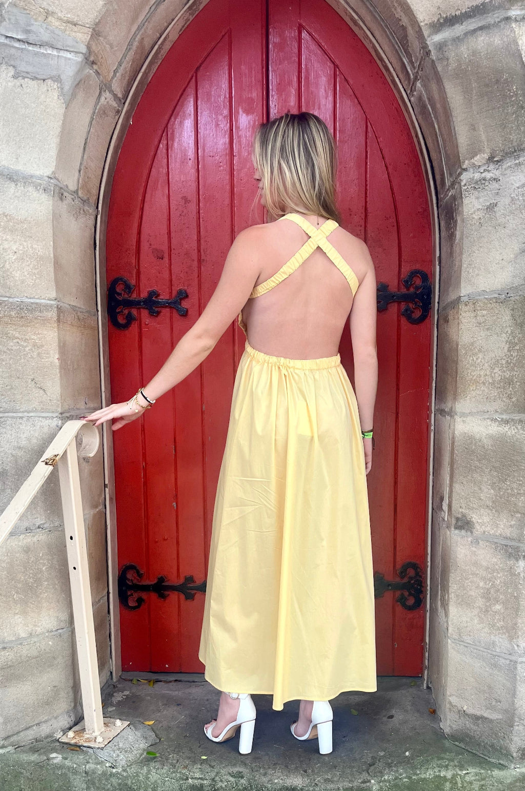 Blaze Noir Bari Dress yellow