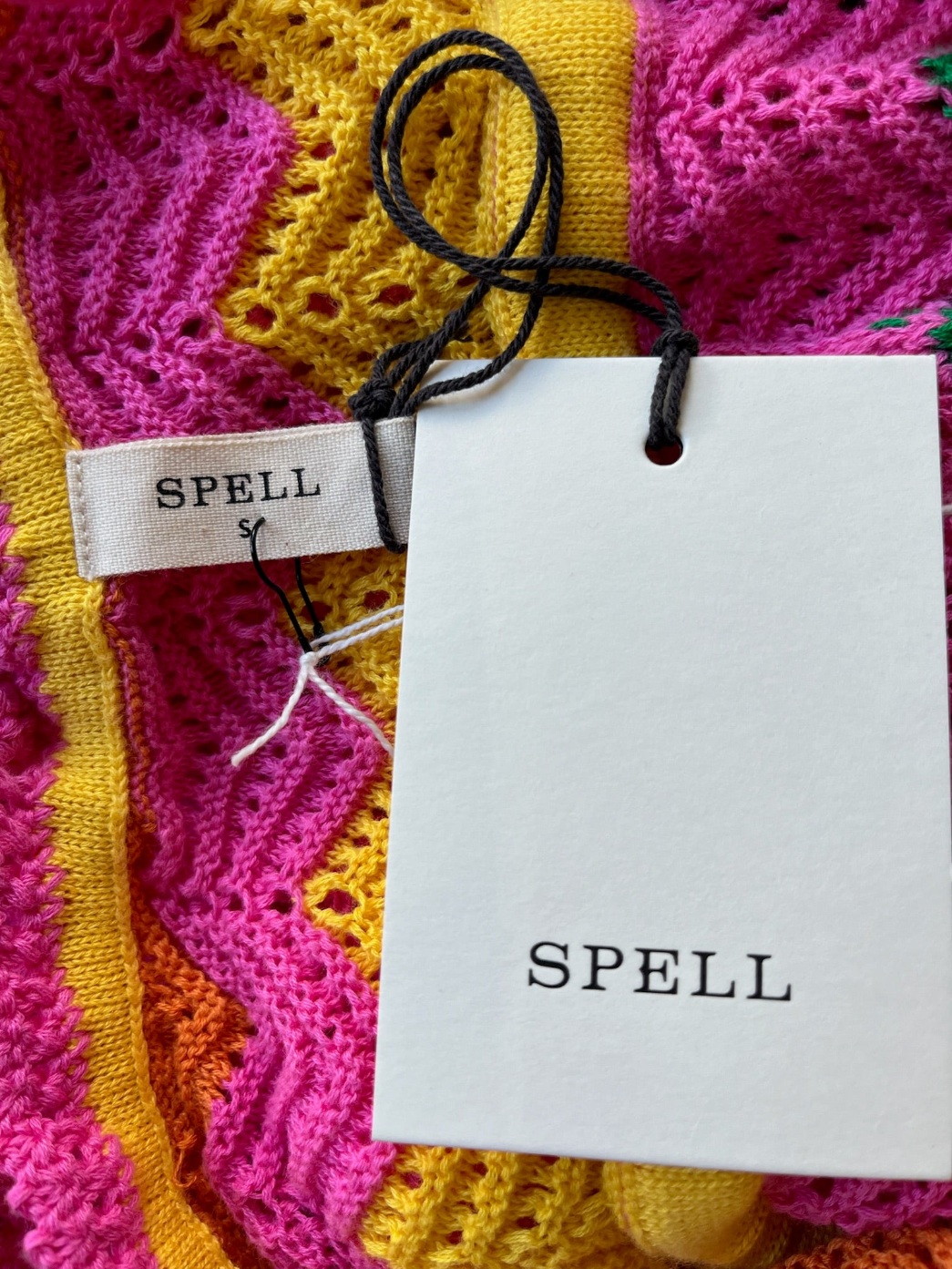 SPELL Crochet Playsuit (Size S)