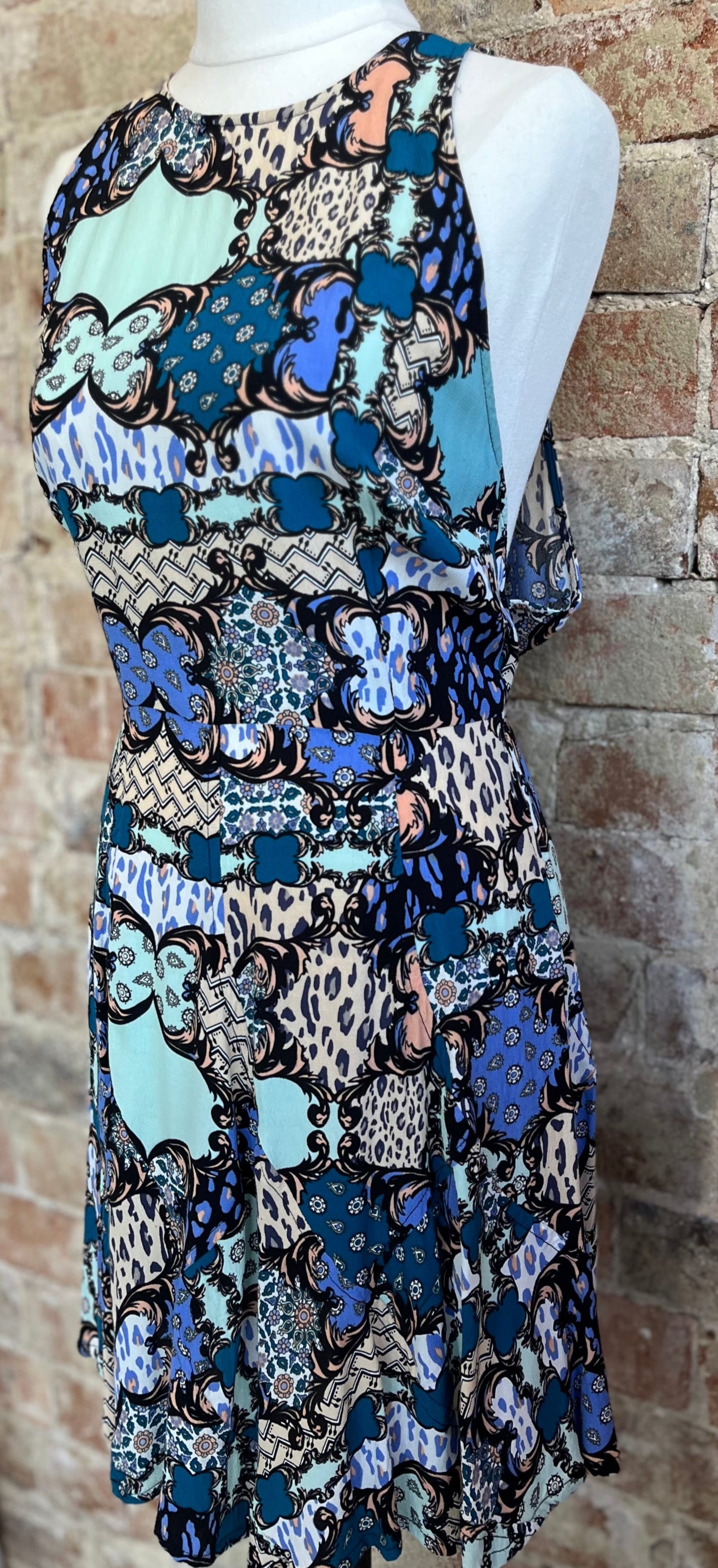 Tigerlily Blue Pattern Dress