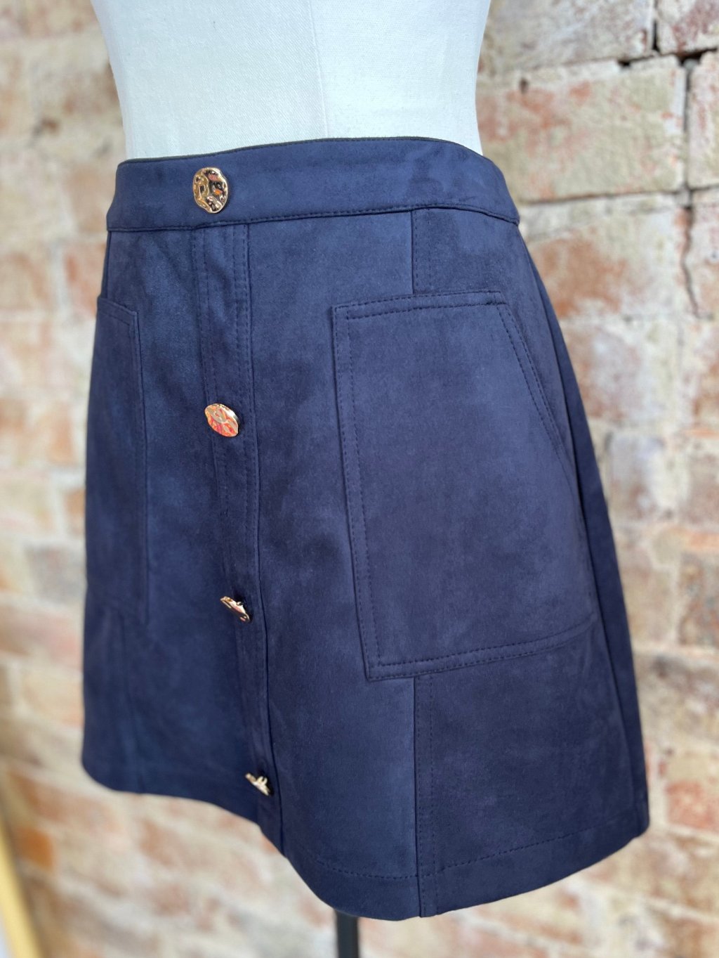 Tokito Faux Suede Skirt