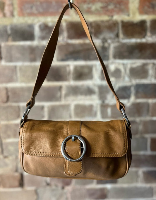 Oroton Leather Tan Bag