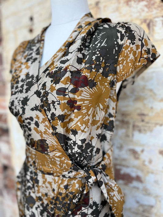 Vintage Silk Dress (Size 6)