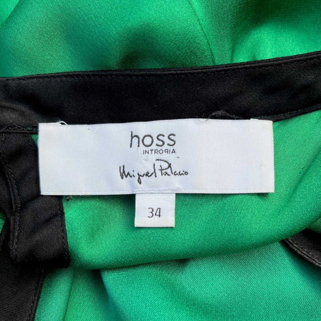 Hoss Green Knee Length  Dress (Size 34)