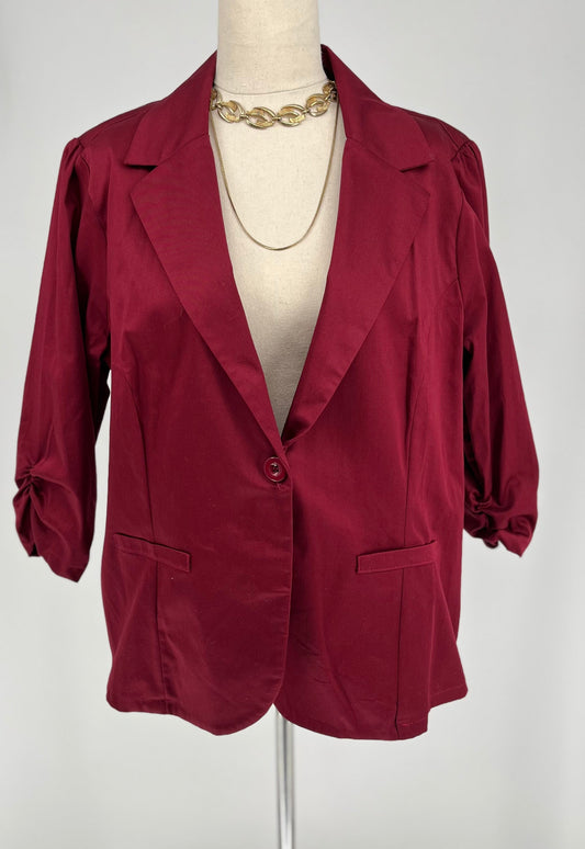 Red jacket on mannequin