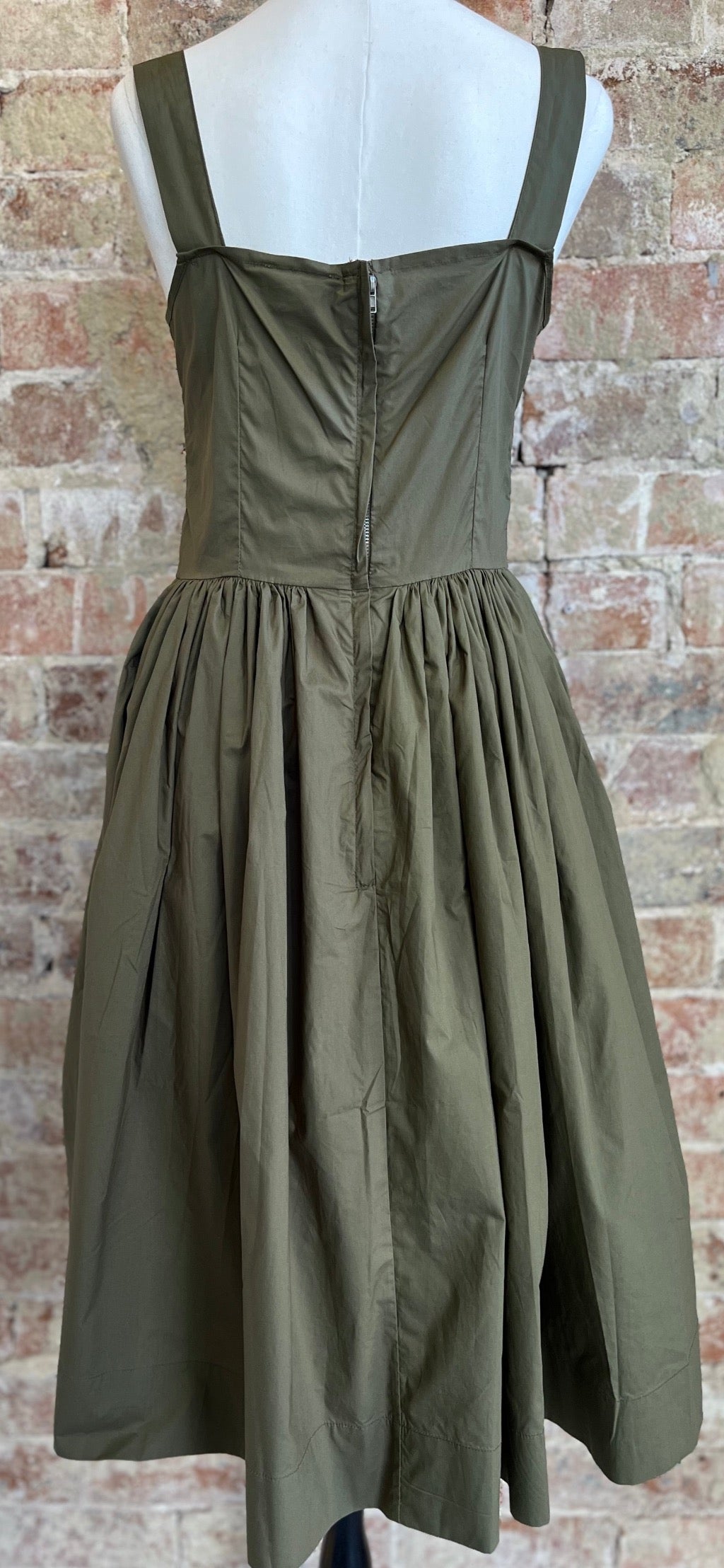 Blaze Noir Khaki Sundress
