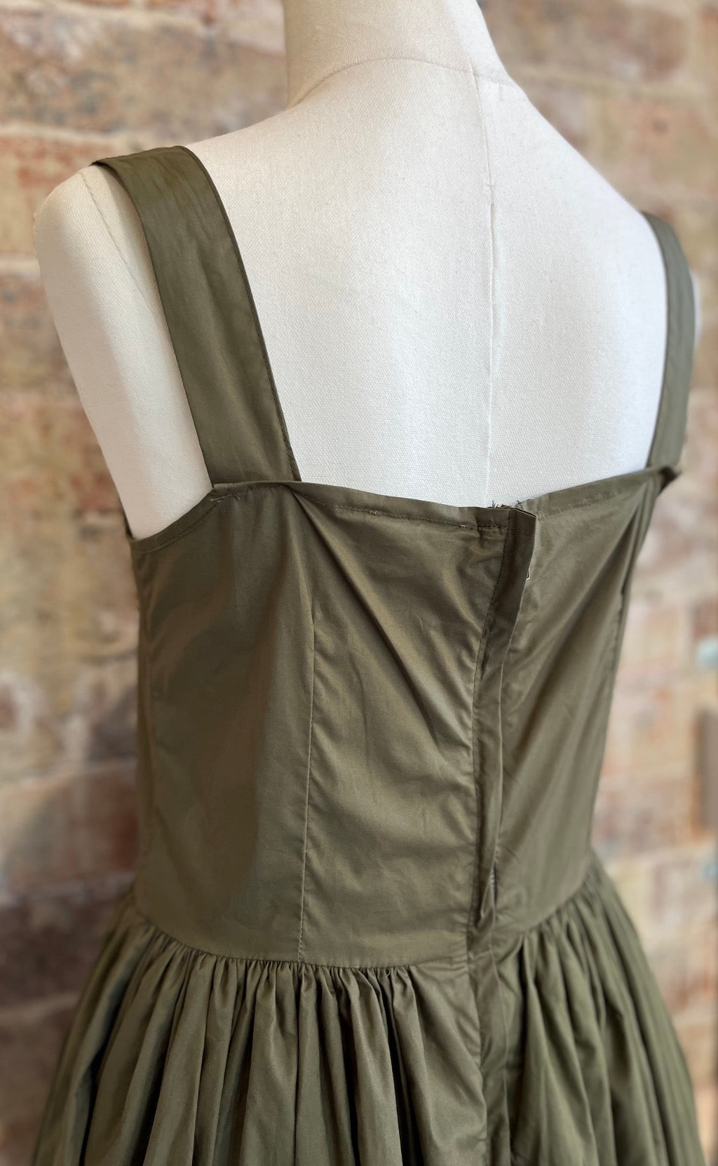 Blaze Noir Kahki Sundress