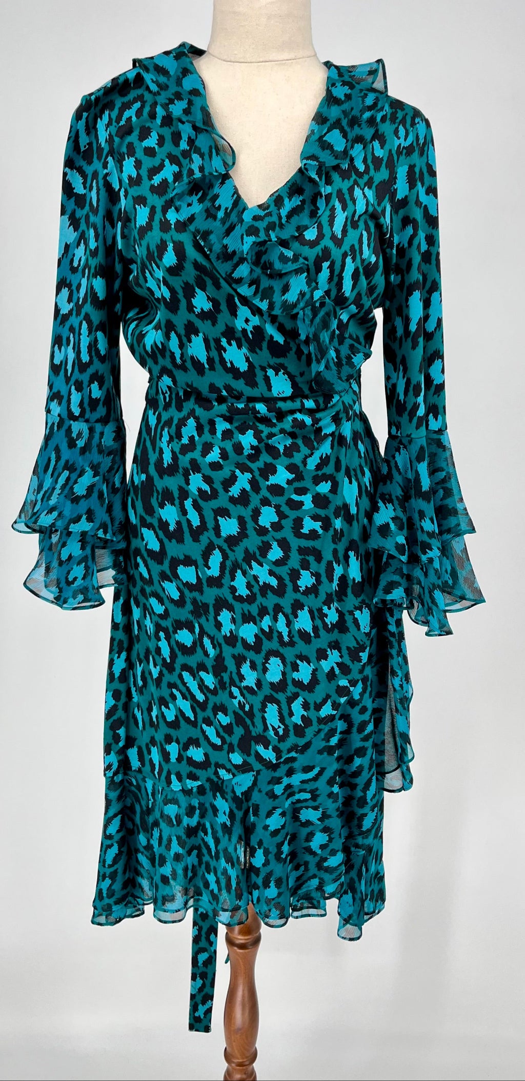Diane Von Furstenberg leopard print dress