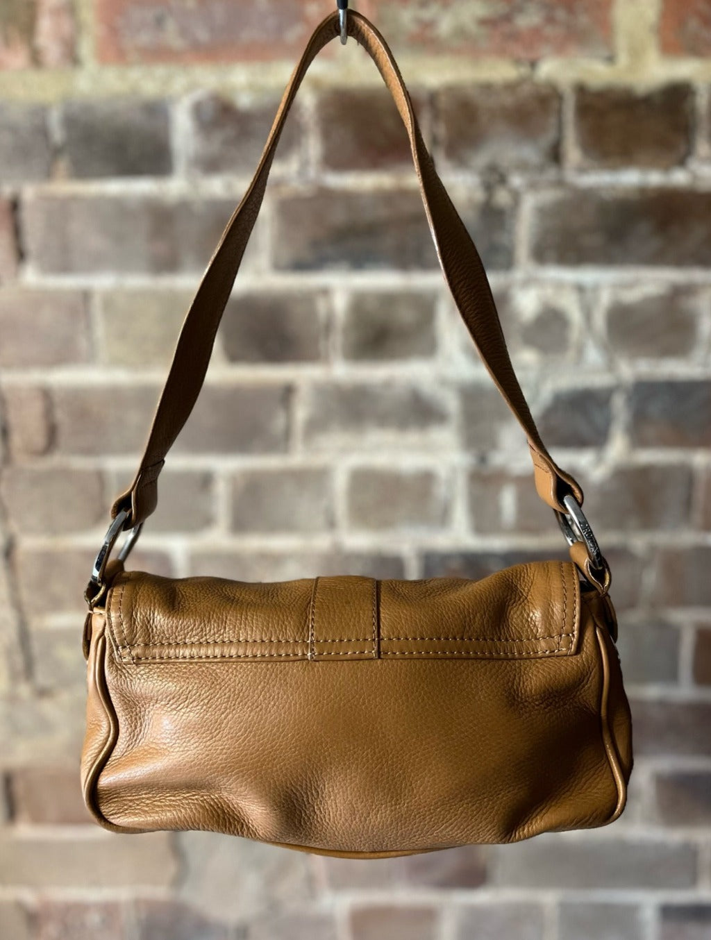 Oroton Tan Leather Shoulder Bag