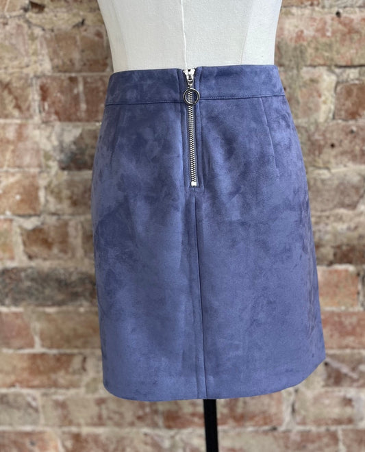 Faux Suede Skirt