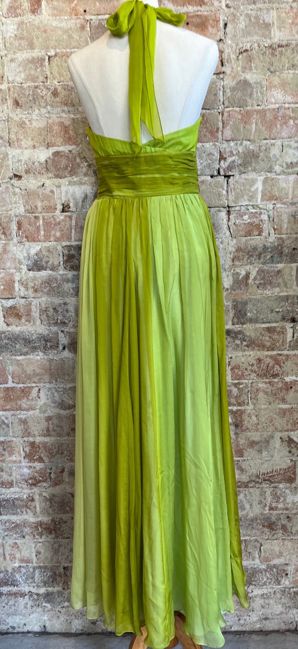 Green Silk Dress