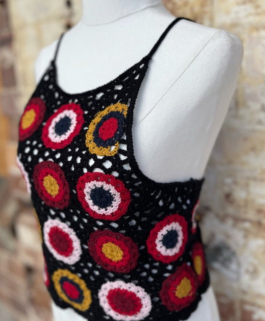 Ghanda Crochet Top (M)