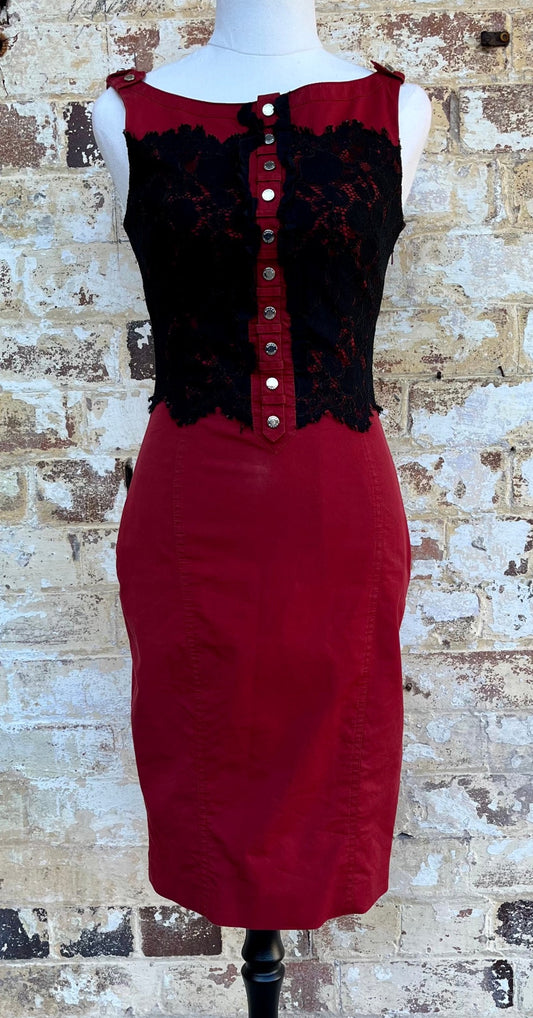 Karen Millen Burgundy Dress