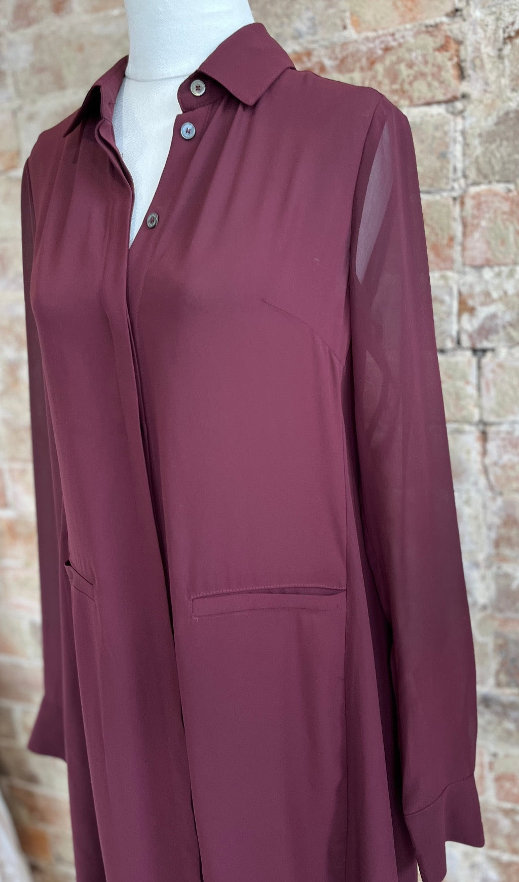 Karen Millen Burgundy Shirtdress