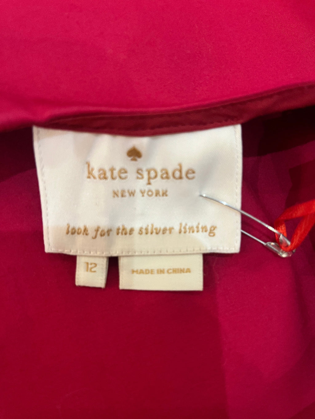 Kate Spade Red Dress (size 12)