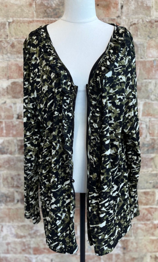 Marco Polo Jungle Print Jacket (size 1XL)