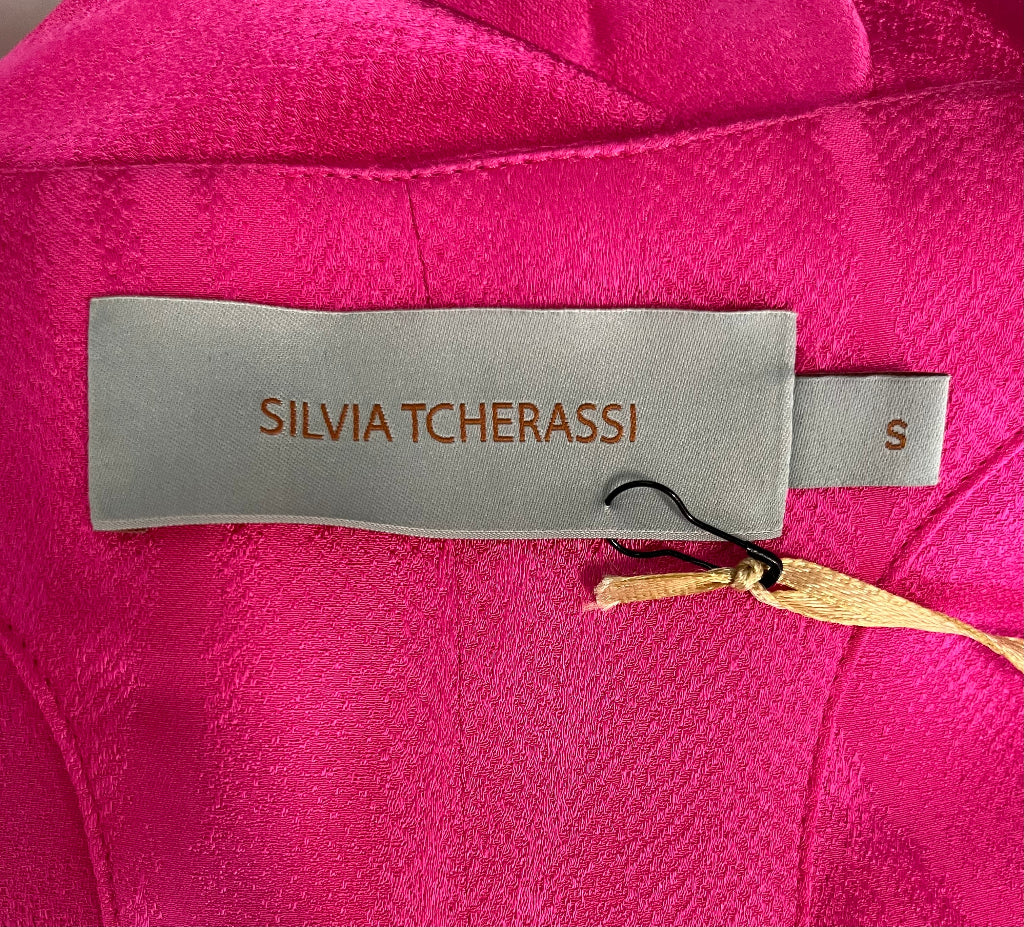 Pink fabric with a Silvia Tcherassi label
