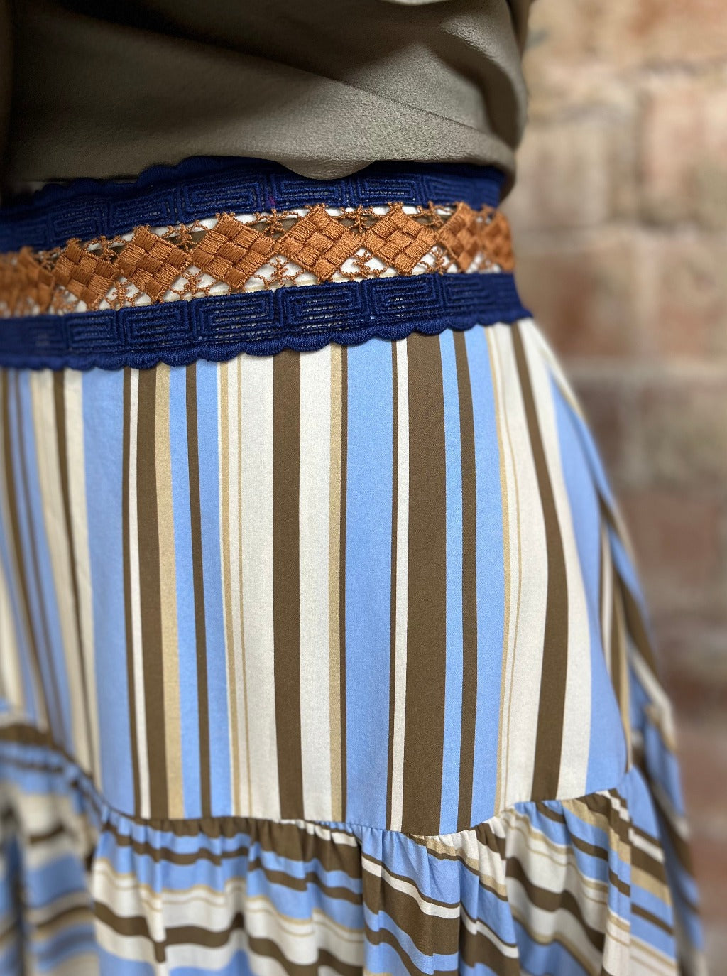 Silvia Tcherassi  Clair Tiered Skirt (size M)