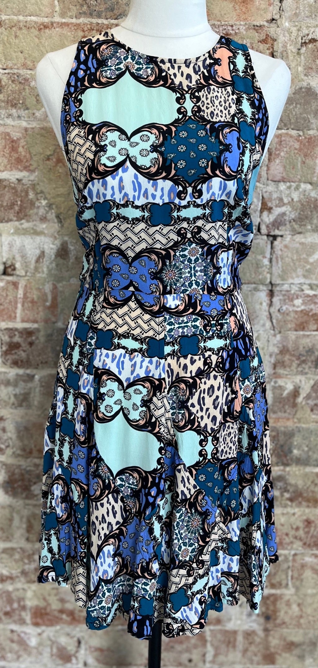 Tigerlily Blue Pattern Dress