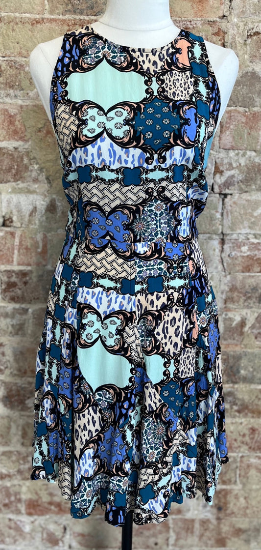 Tigerlily Blue Pattern Dress