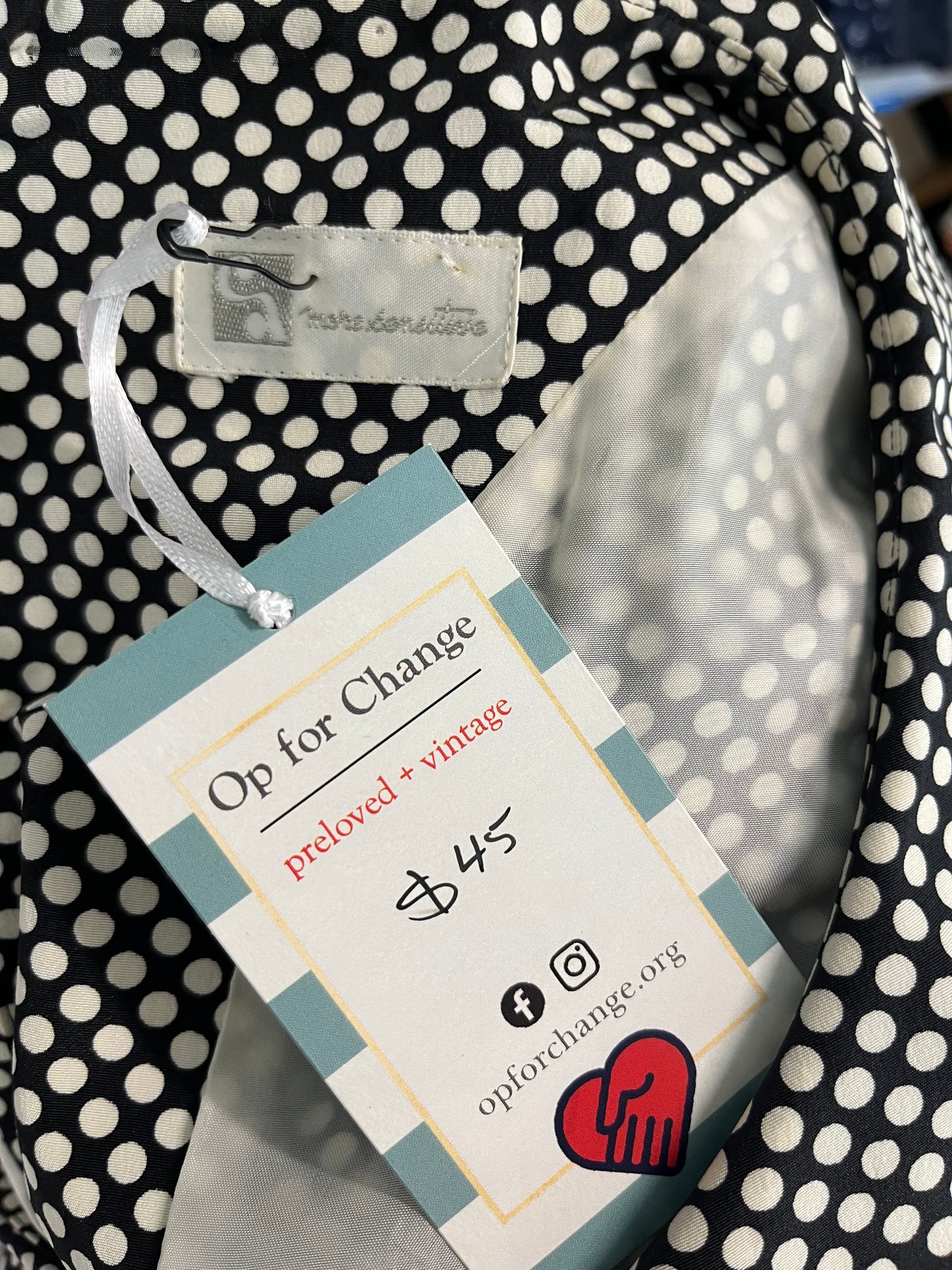 Vintage Spotty Dress (size s/m)