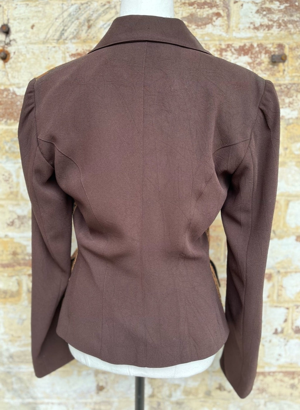 Black Vanity Jacket back