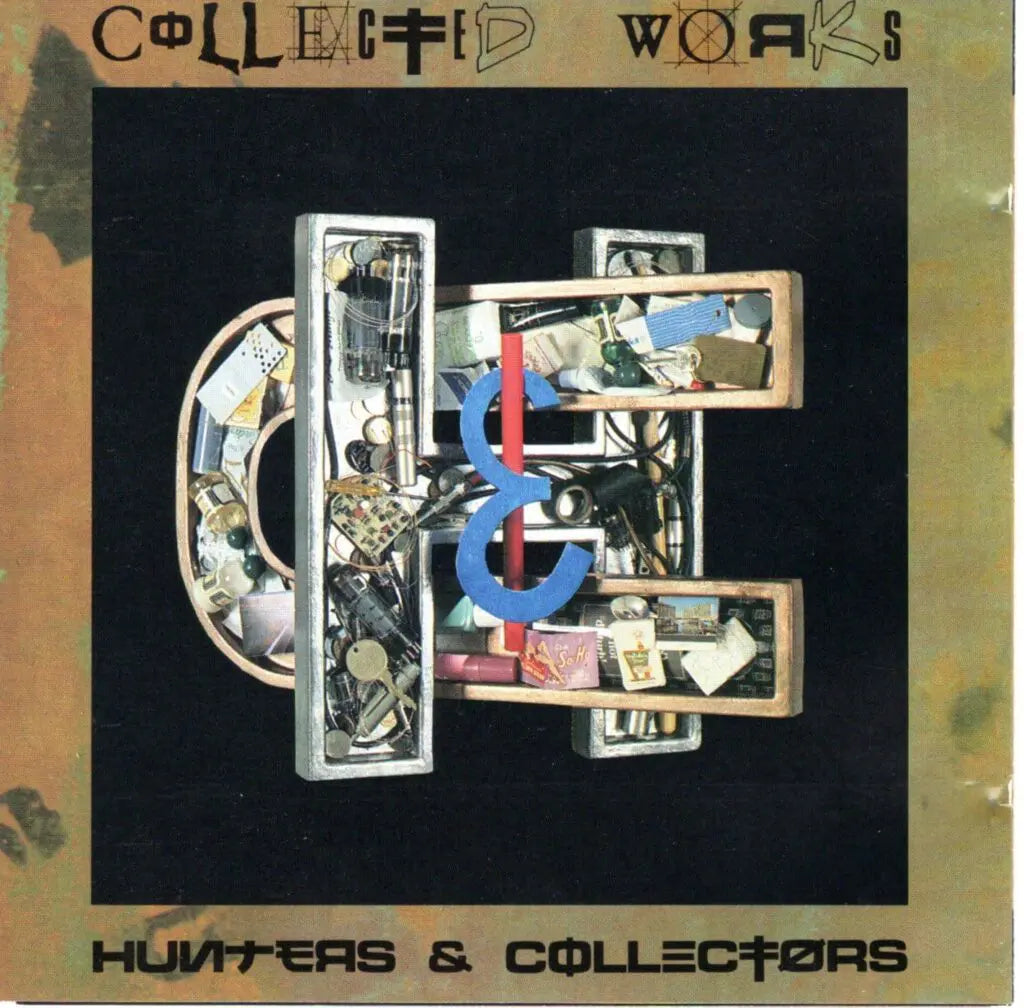 Music CD cover with a collage design featuring various elements and text 'Collected Works' at the top and a stylised H&C text.
