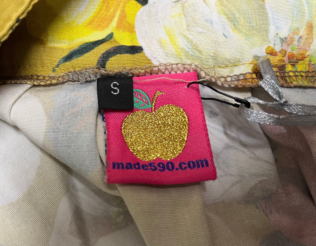 made590 Yellow Floral Skirt (size s)